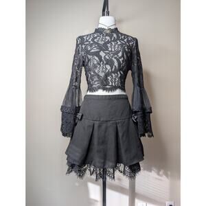 Lace Witchy Crop Top